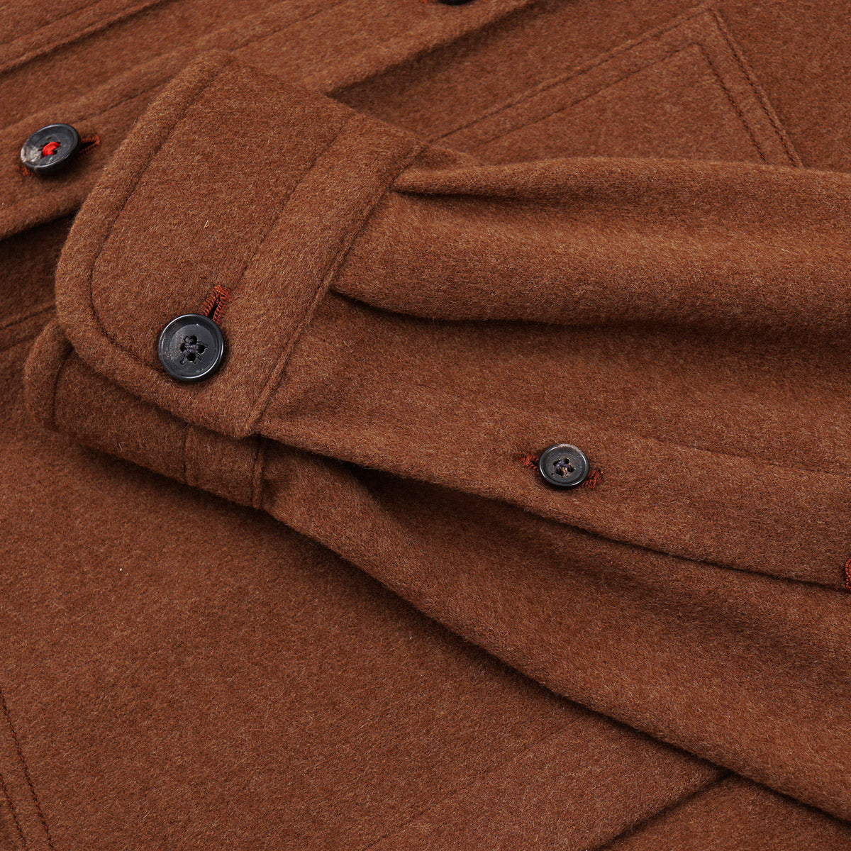 Isaia Soft Flannel Cashmere Overshirt