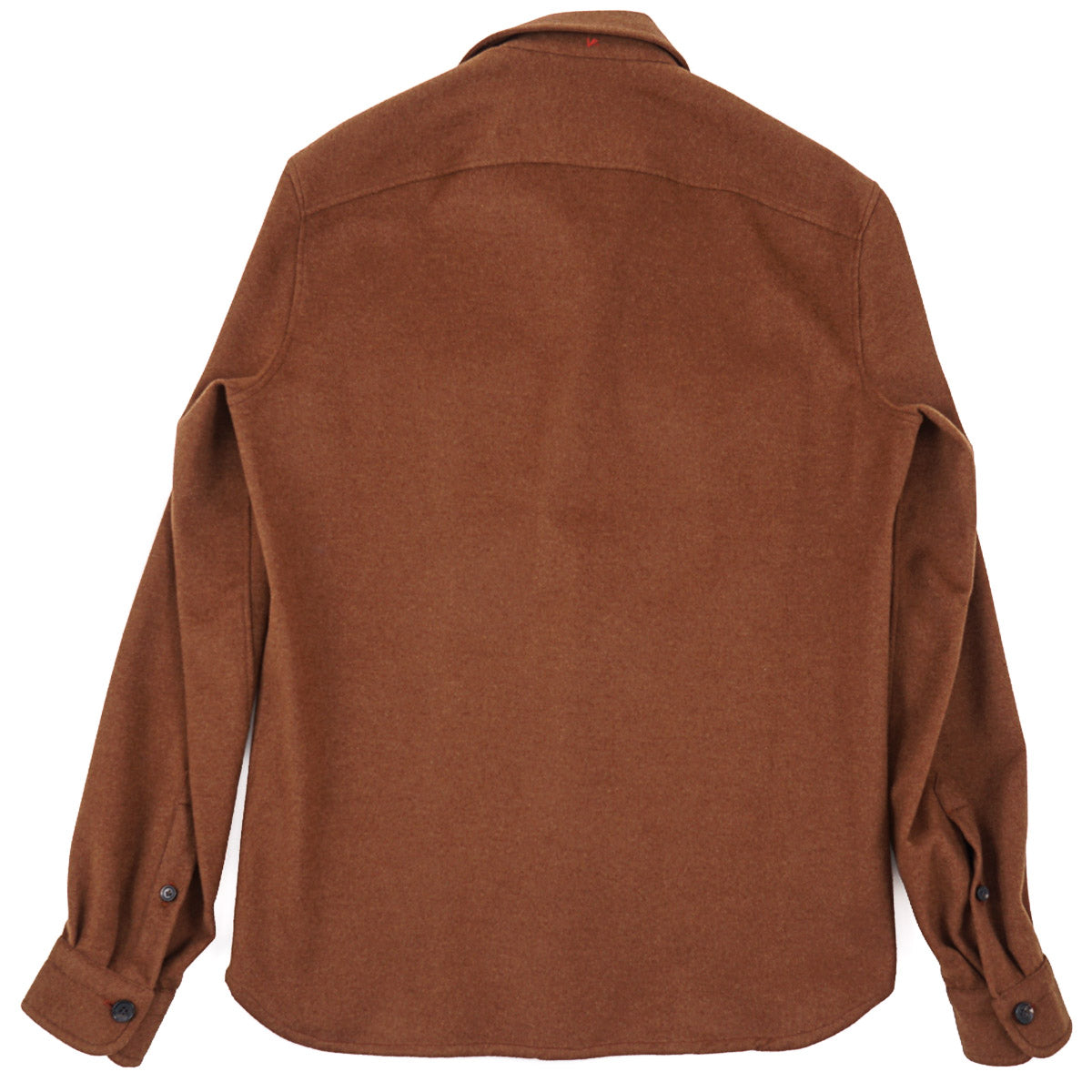 Isaia Soft Flannel Cashmere Overshirt