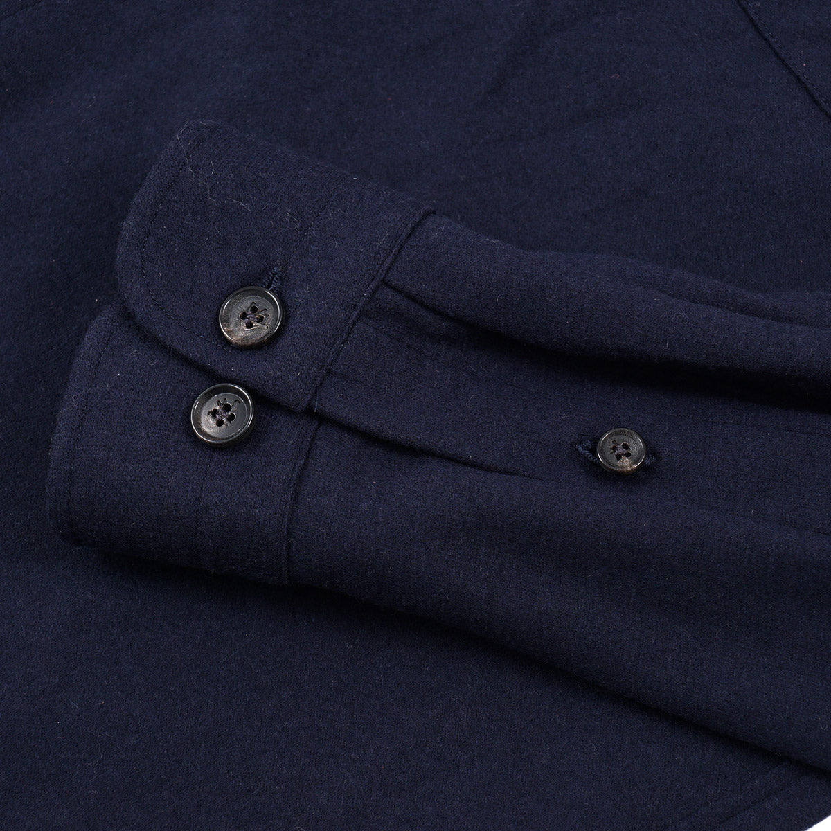 Isaia Flannel Wool-Cashmere Overshirt