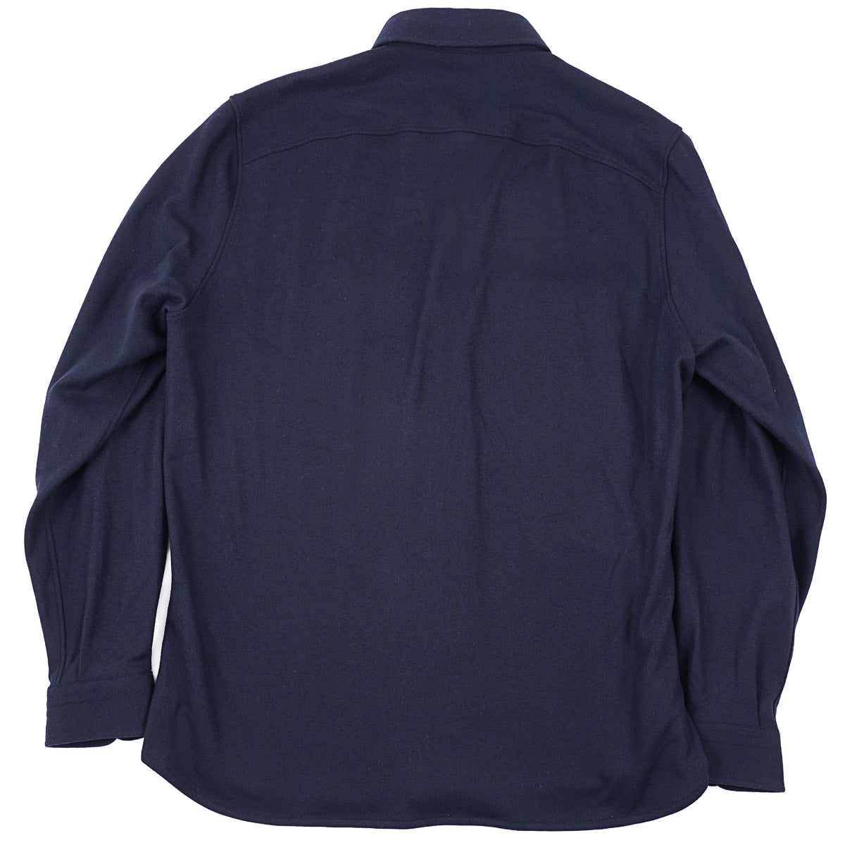 Isaia Flannel Wool-Cashmere Overshirt