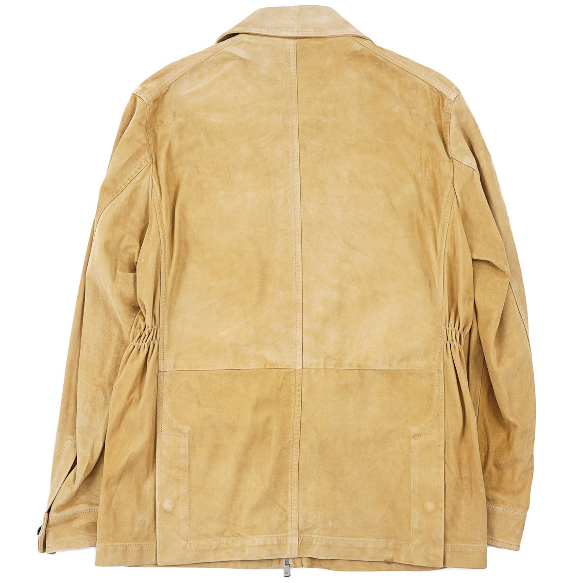 Isaia Unlined Lamb Suede Field Jacket