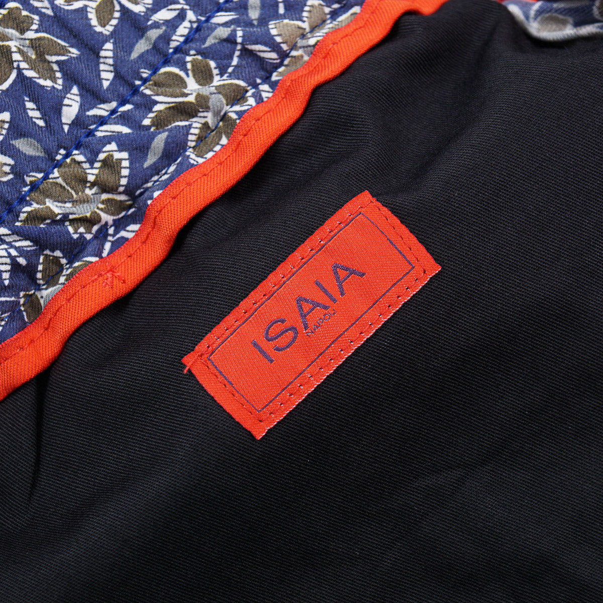 Isaia Printed Silk Drawstring Shorts