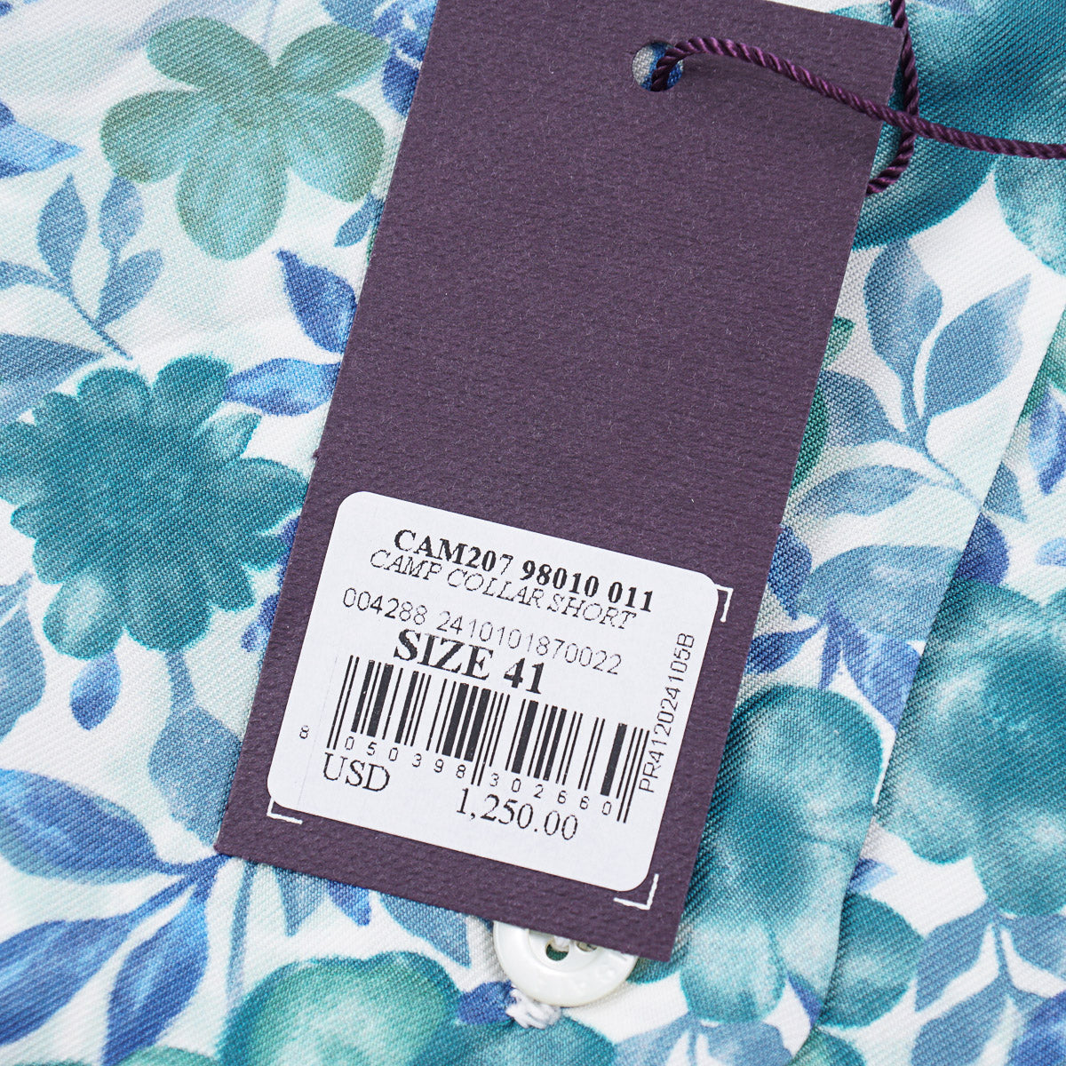 Isaia Lightweight Printed Silk Shirt - Top Shelf Apparel