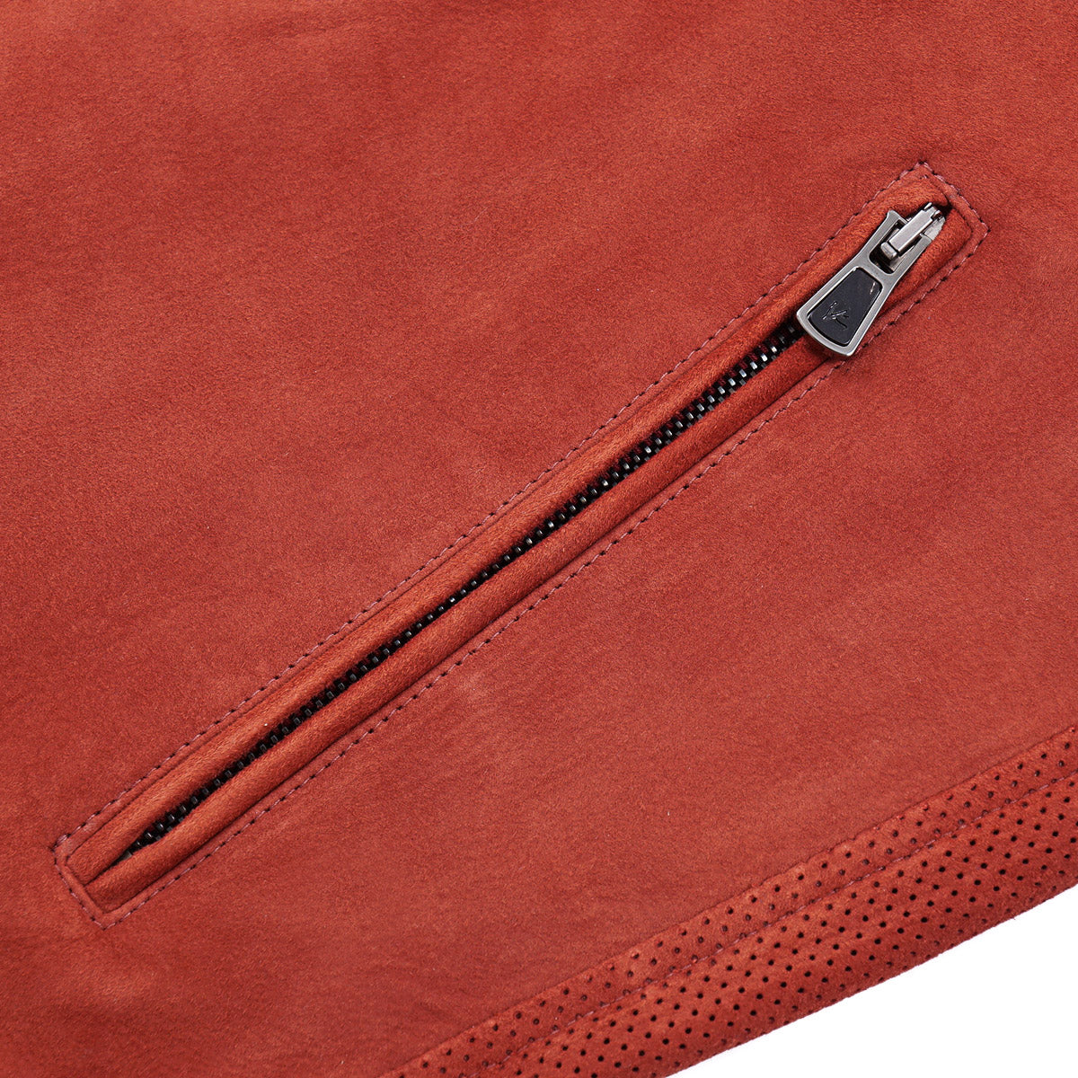 Isaia Soft Nappa Lamb Suede Vest