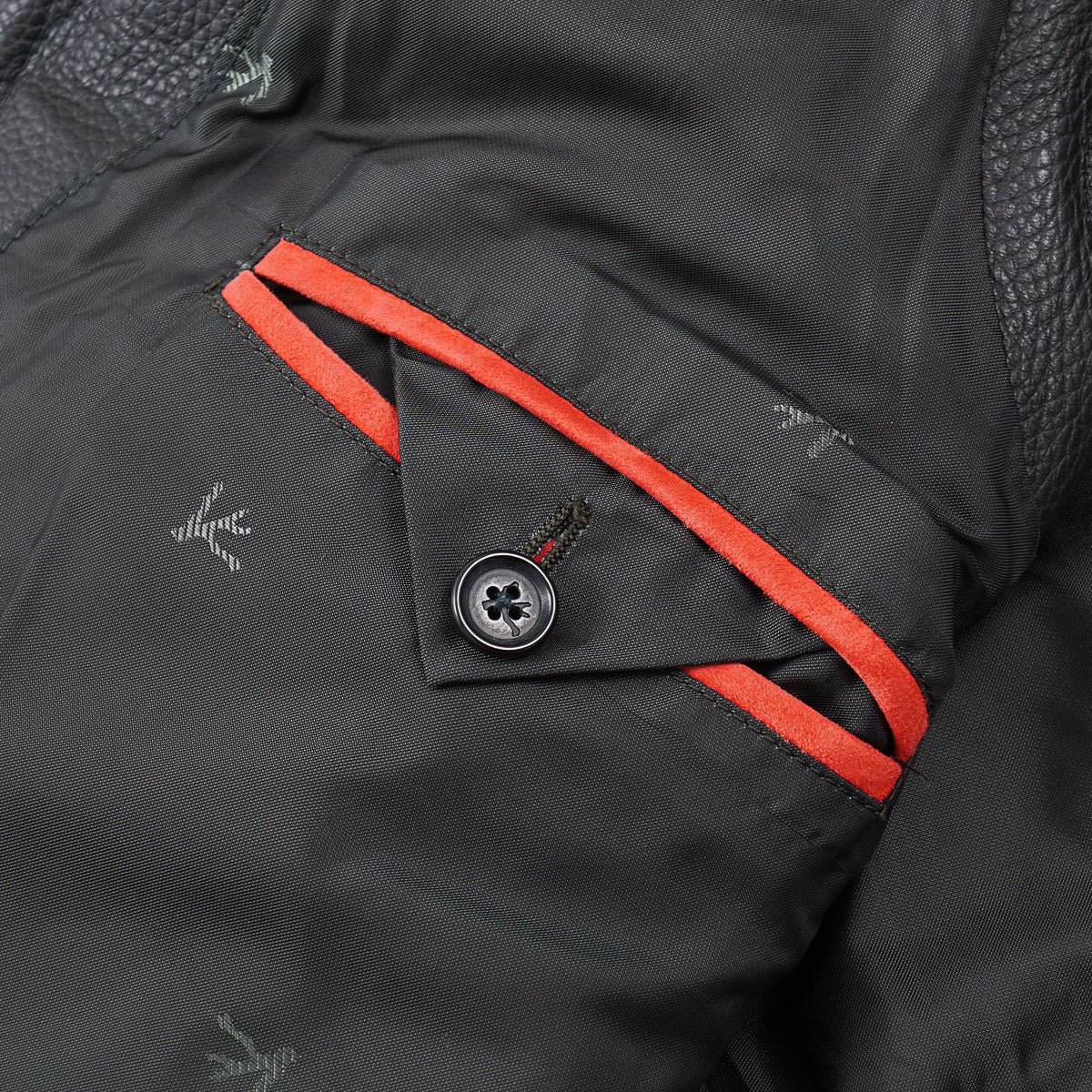 Isaia Deerskin Leather Puffer Vest