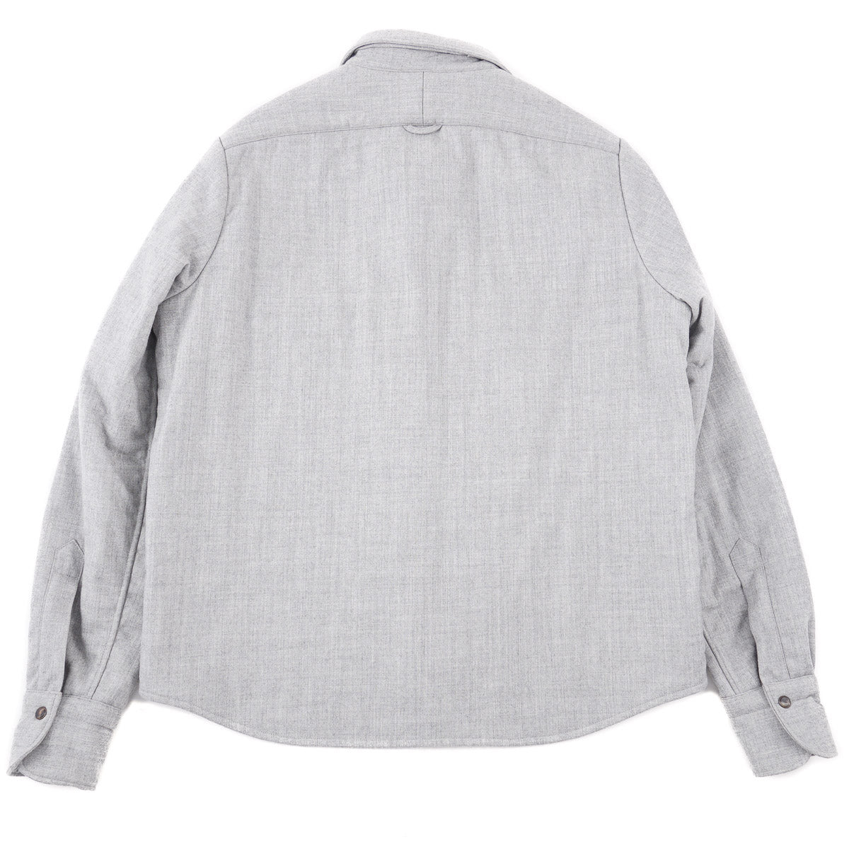 Finamore Flannel Wool Shirt-Jacket - Top Shelf Apparel