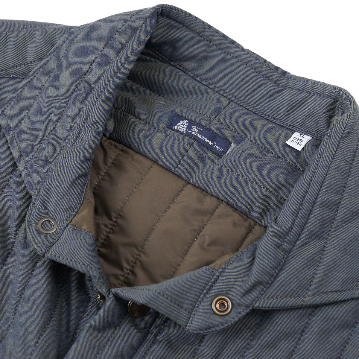 Finamore Quilted Cotton Shirt-Jacket - Top Shelf Apparel