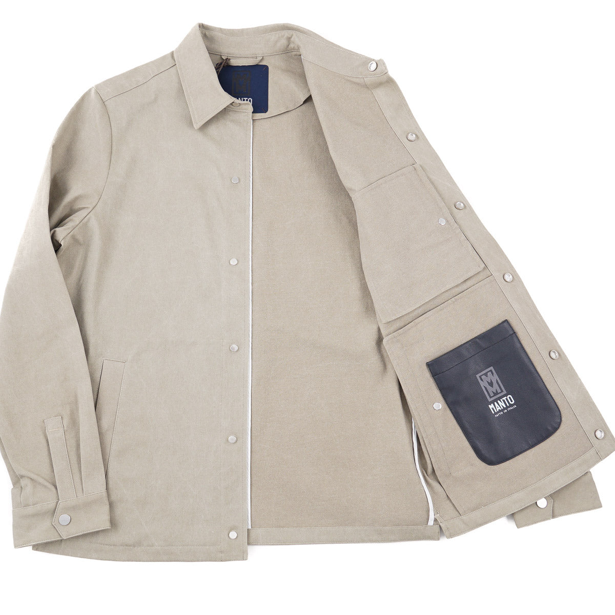 Manto Brushed Cotton Shirt-Jacket - Top Shelf Apparel