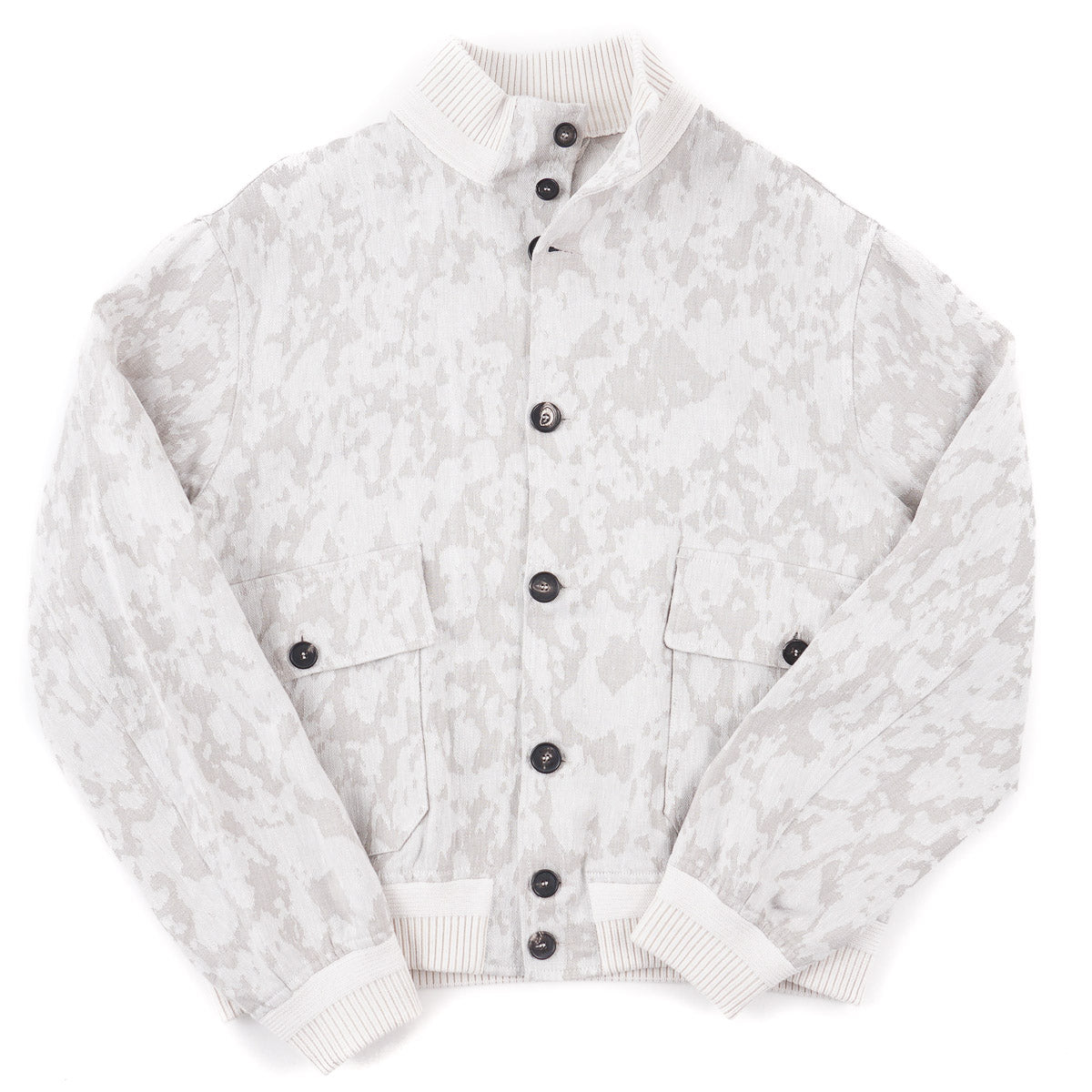 Manto 'Verri' Linen Bomber Jacket - Top Shelf Apparel