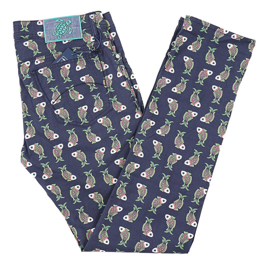 Vilebrequin Printed 5-Pocket Cotton Pants
