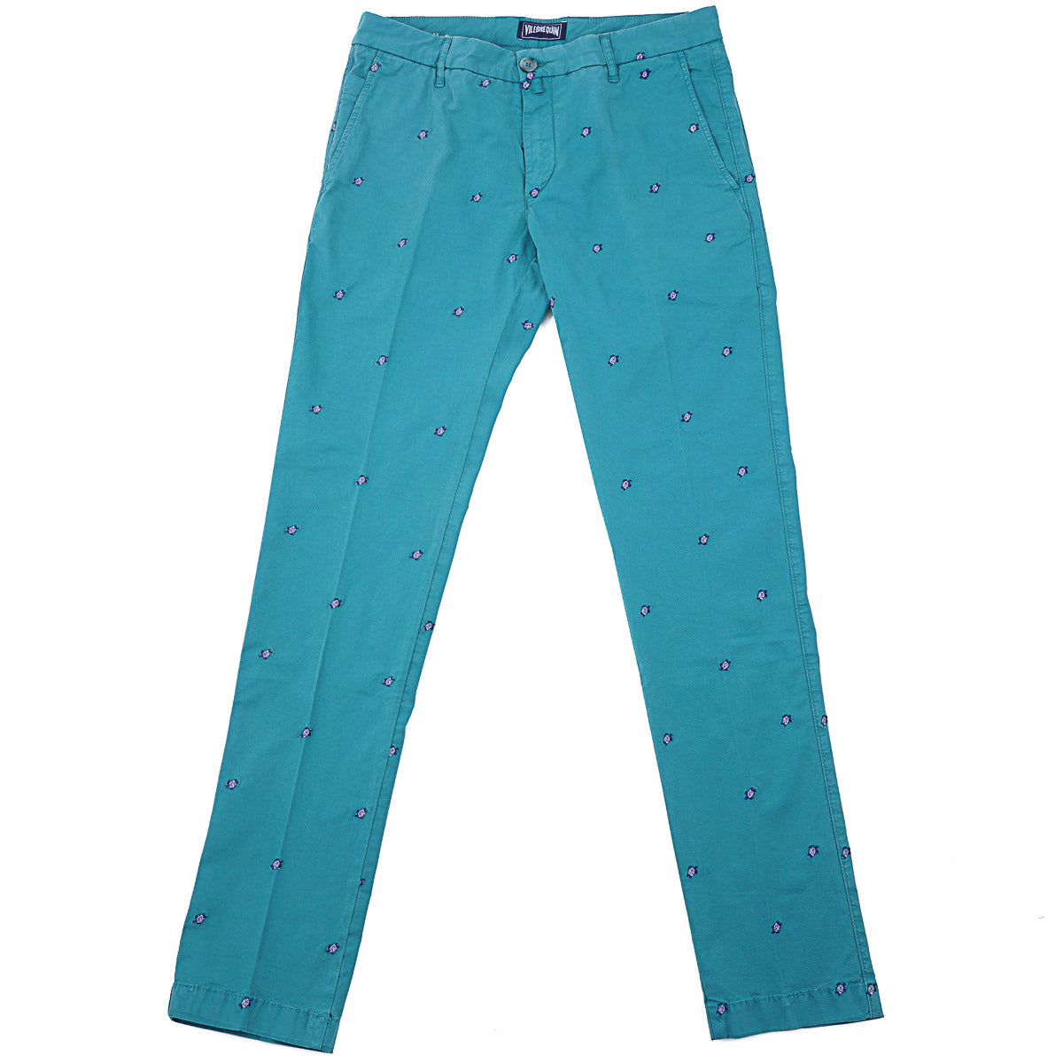 Vilebrequin Embroidered Cotton Chino Pants