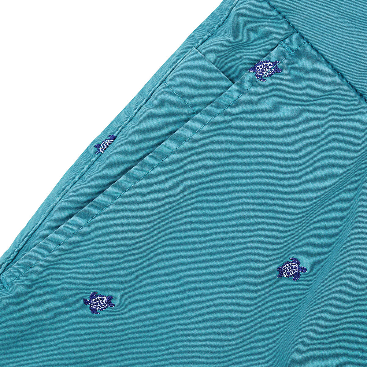 Vilebrequin Embroidered Cotton Chino Pants