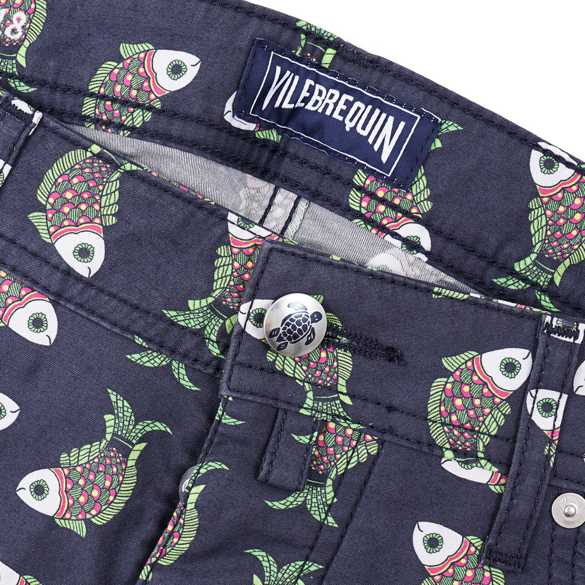 Vilebrequin Printed 5-Pocket Cotton Pants