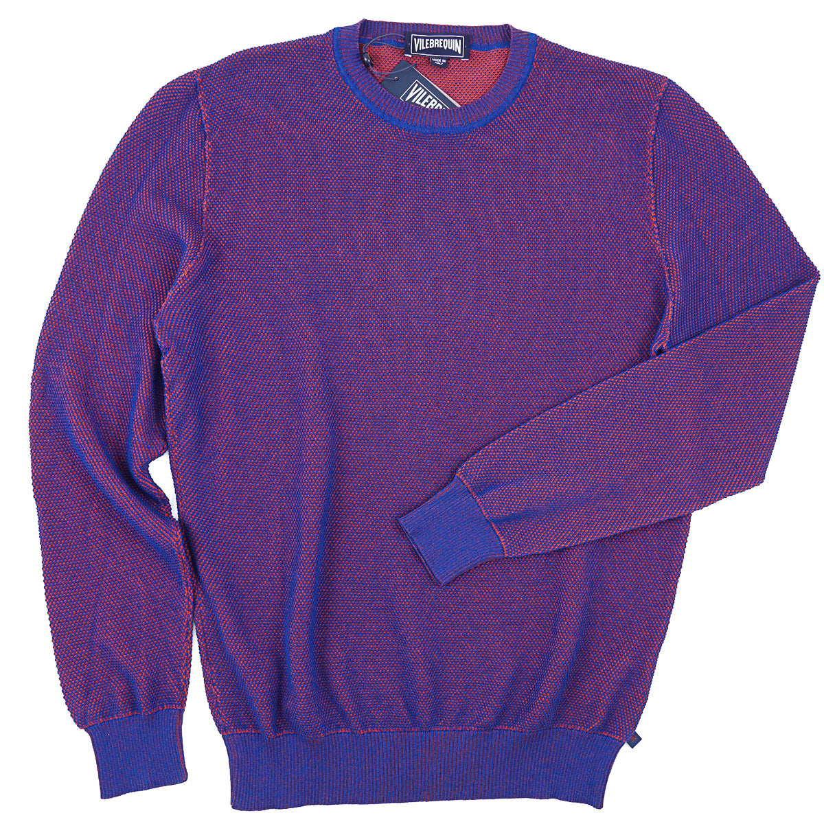Vilebrequin Two-Tone Knit Cotton Sweater