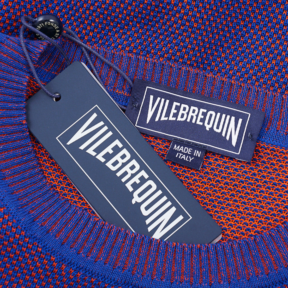 Vilebrequin Two-Tone Knit Cotton Sweater