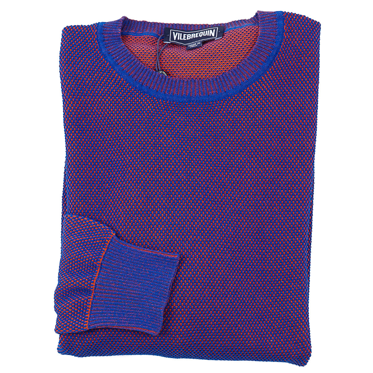 Vilebrequin Two-Tone Knit Cotton Sweater