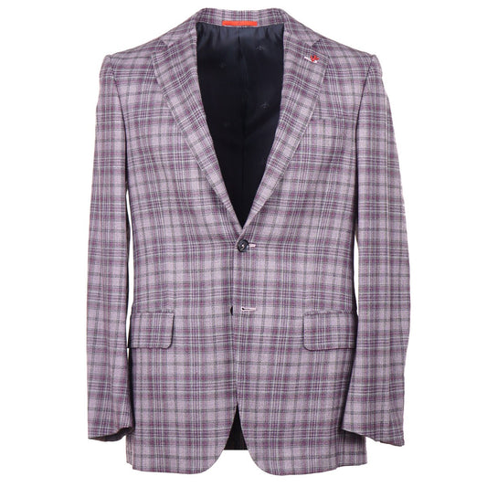 Isaia Layered Check Cashmere Sport Coat
