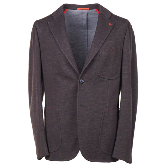 Isaia Deconstructed Jersey Wool Sport Coat