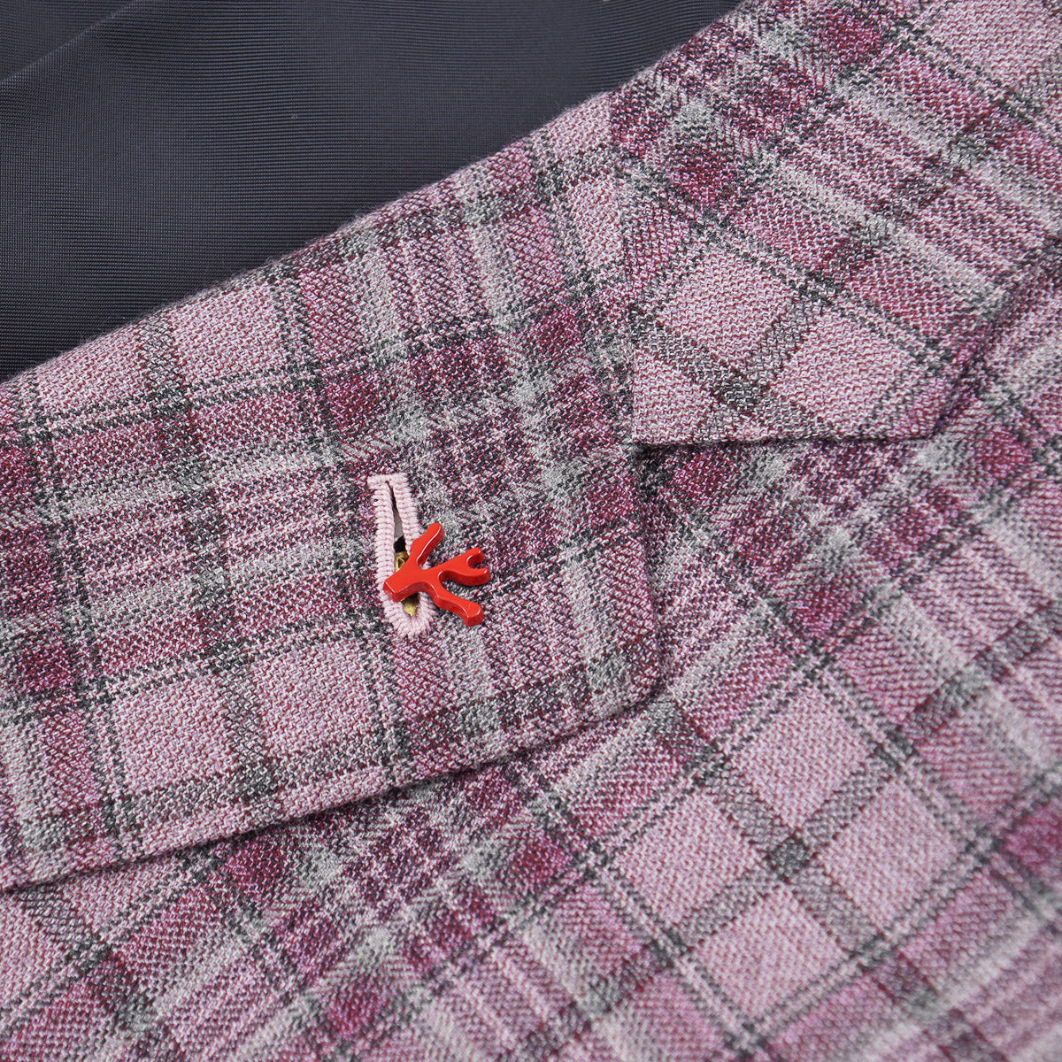 Isaia Layered Check Cashmere Sport Coat