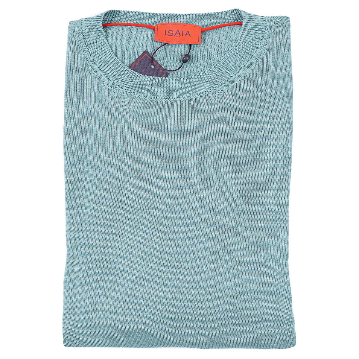 Isaia Short-Sleeve Knit Silk Sweater