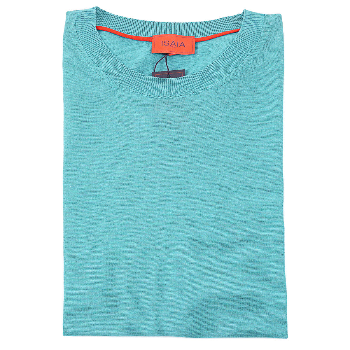 Isaia Short-Sleeve Knit Cotton Sweater