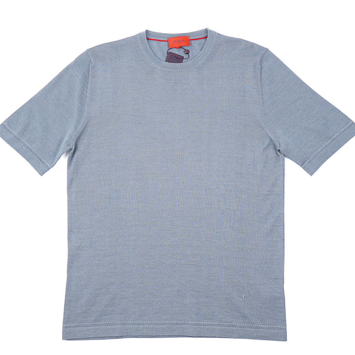 Isaia Short-Sleeve Cashmere-Silk Sweater