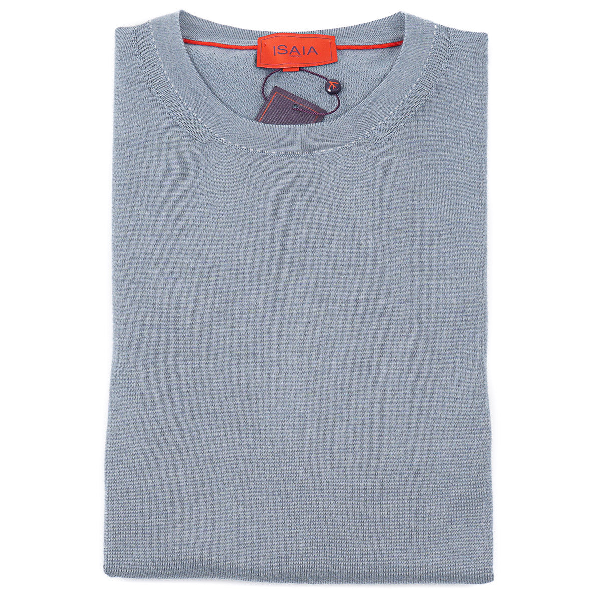 Isaia Short-Sleeve Cashmere-Silk Sweater