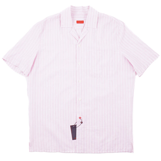 Isaia Relaxed-Fit Cotton-Linen Shirt