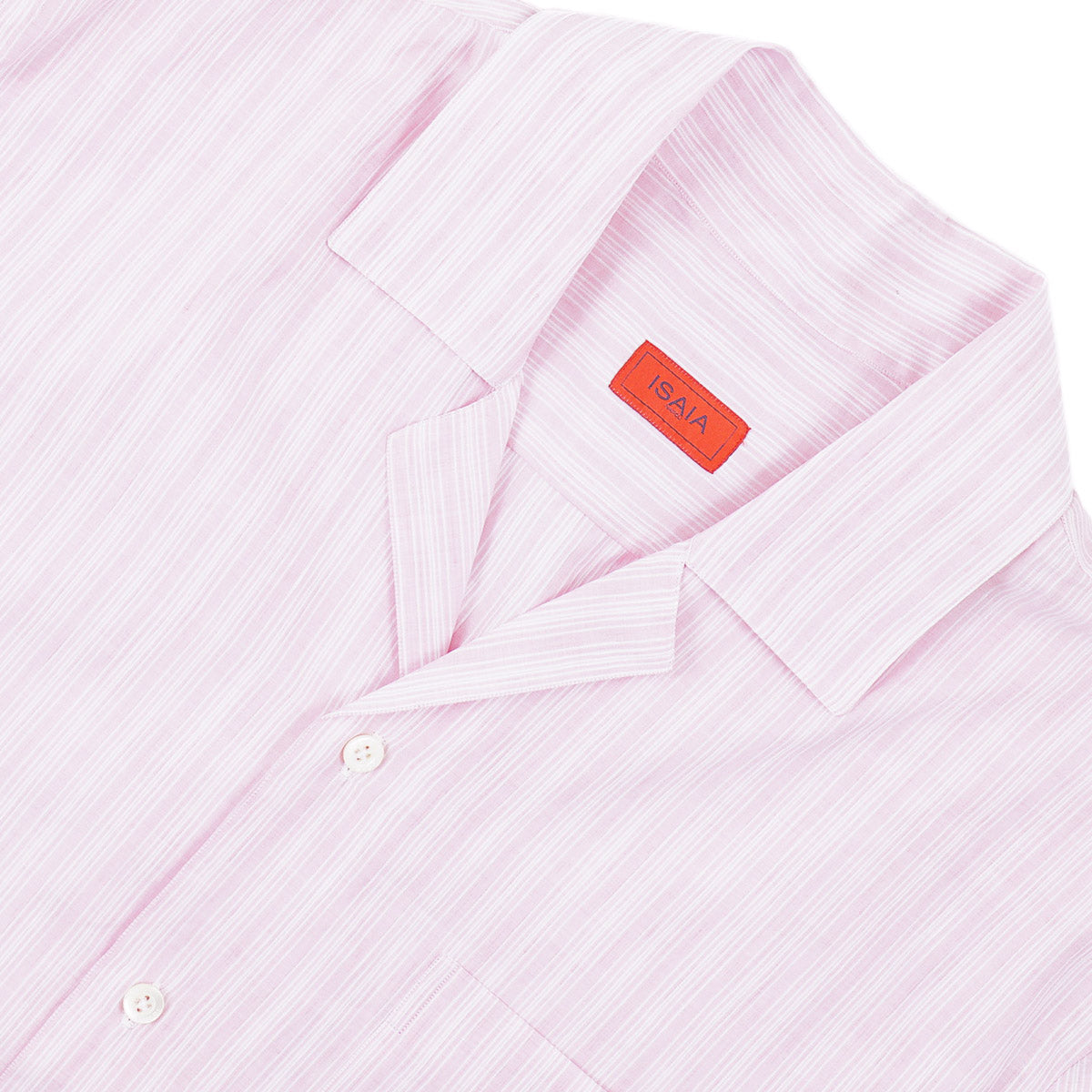 Isaia Relaxed-Fit Cotton-Linen Shirt