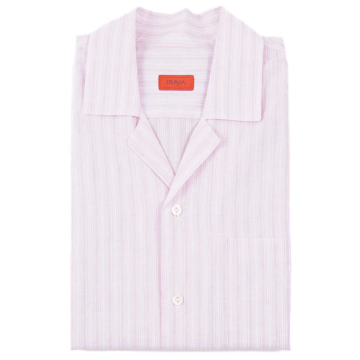 Isaia Relaxed-Fit Cotton-Linen Shirt