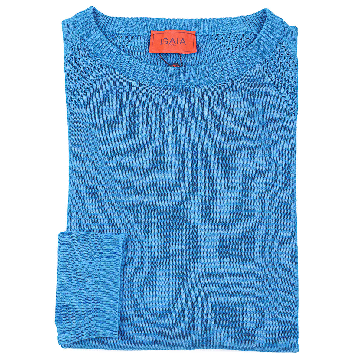 Isaia Sweater with Open Knit Details