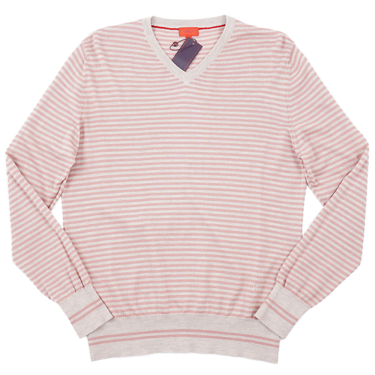 Isaia Superfine Cashmere-Silk Sweater