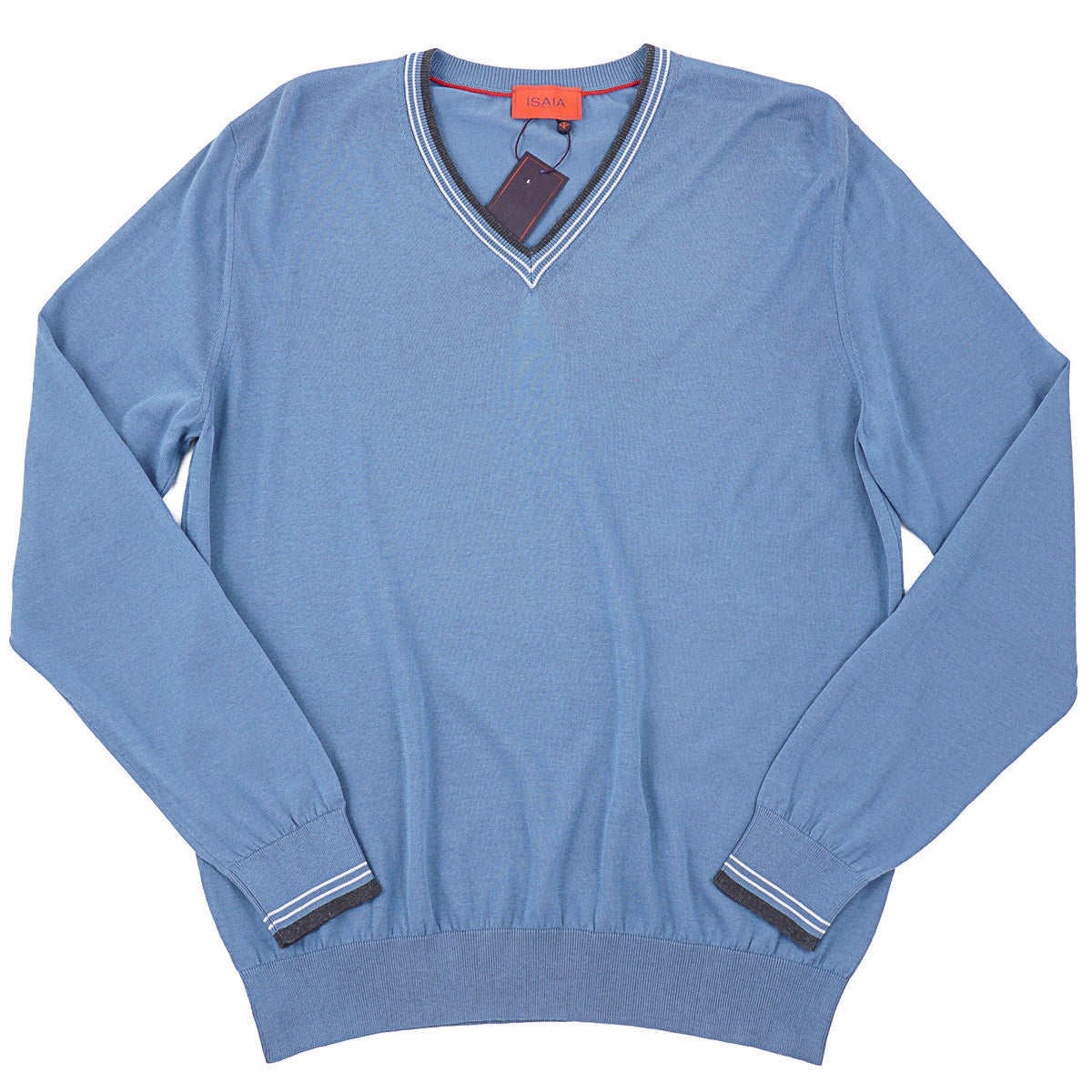 Isaia Extrafine Knit Cotton Sweater