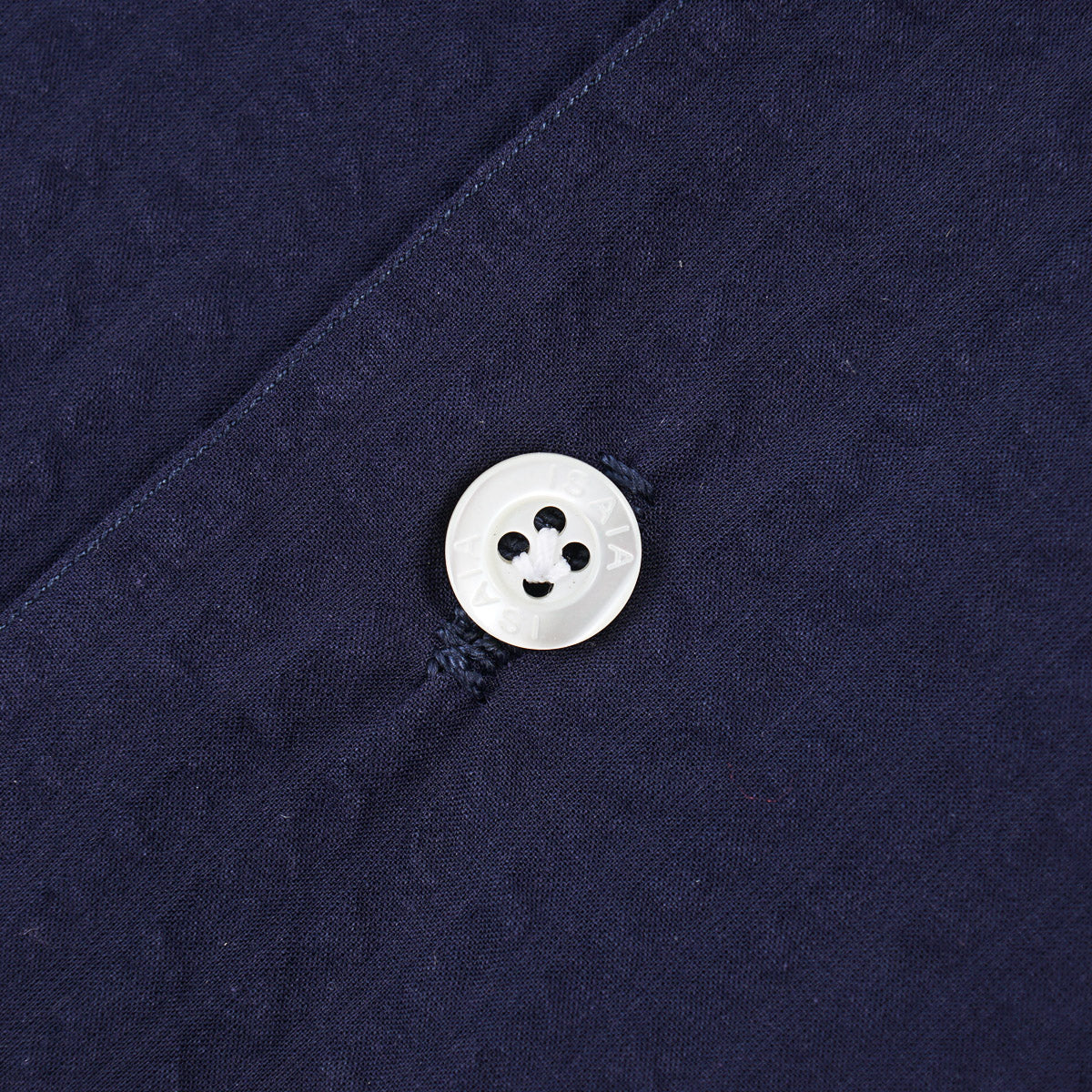 Isaia Seersucker Shirt with Camp Collar
