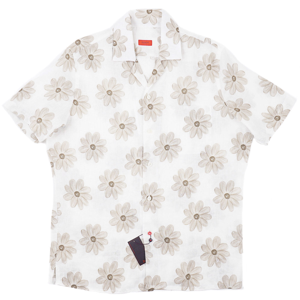 Isaia Relaxed-Fit Linen Shirt