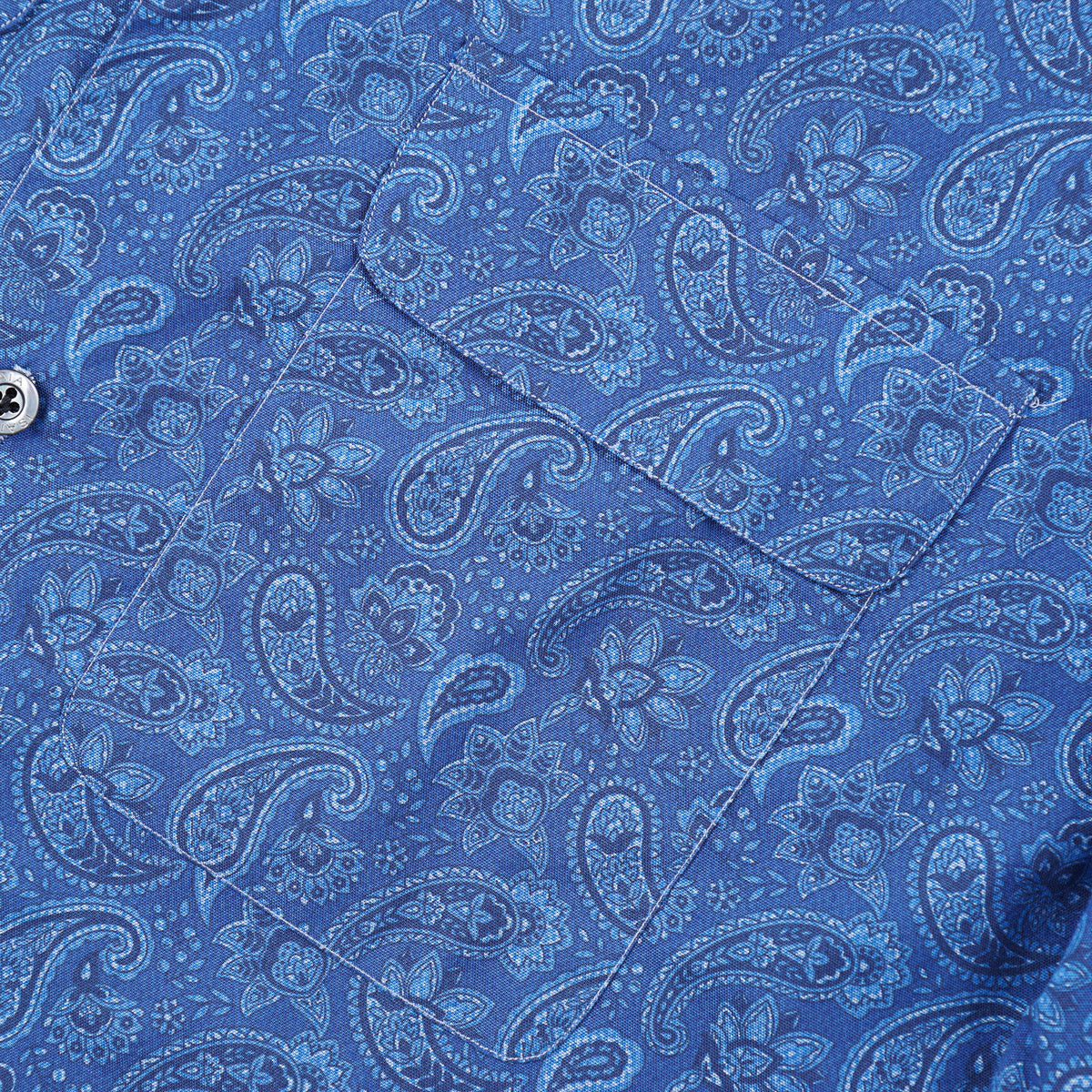 Isaia Printed Shirt with Camp Collar