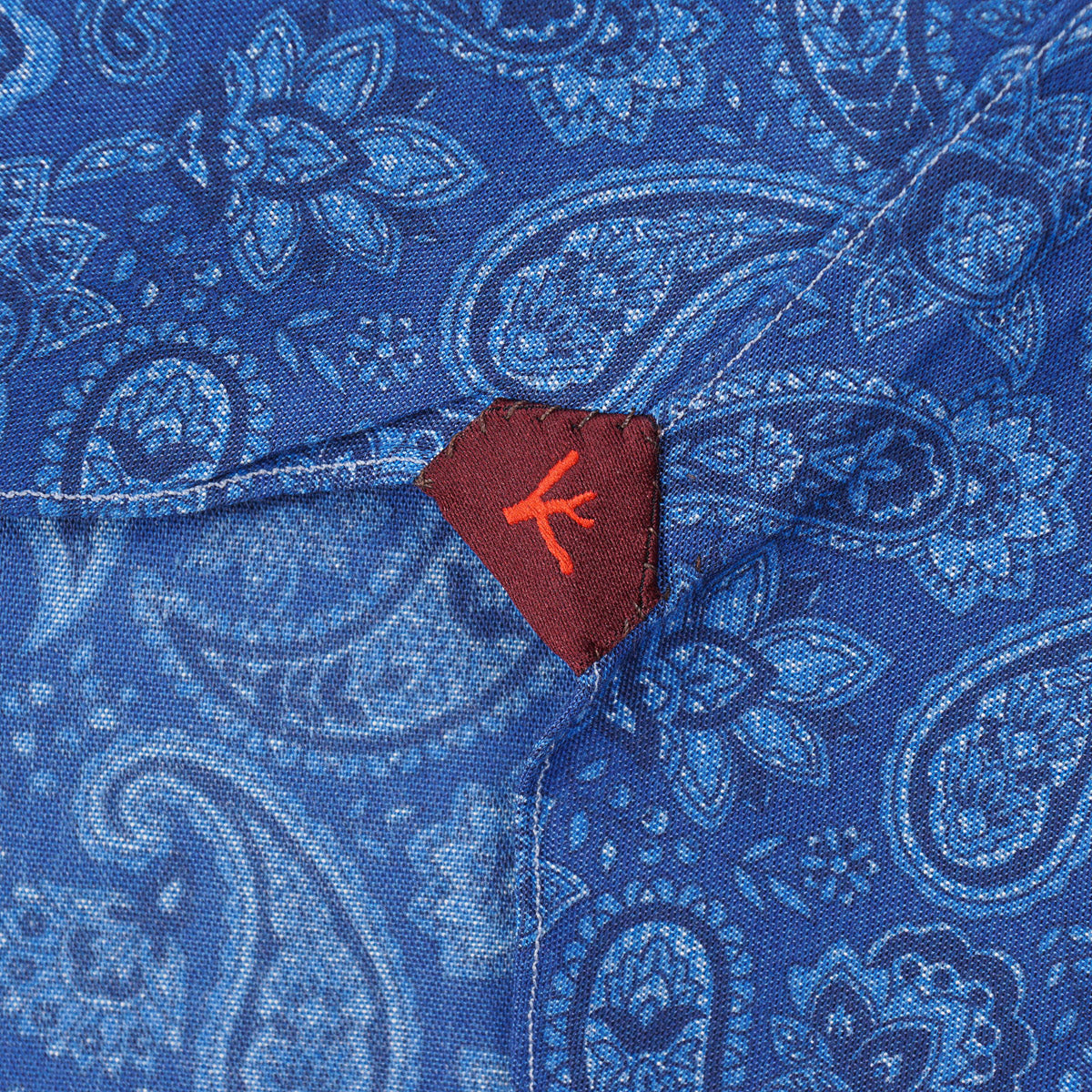 Isaia Printed Shirt with Camp Collar