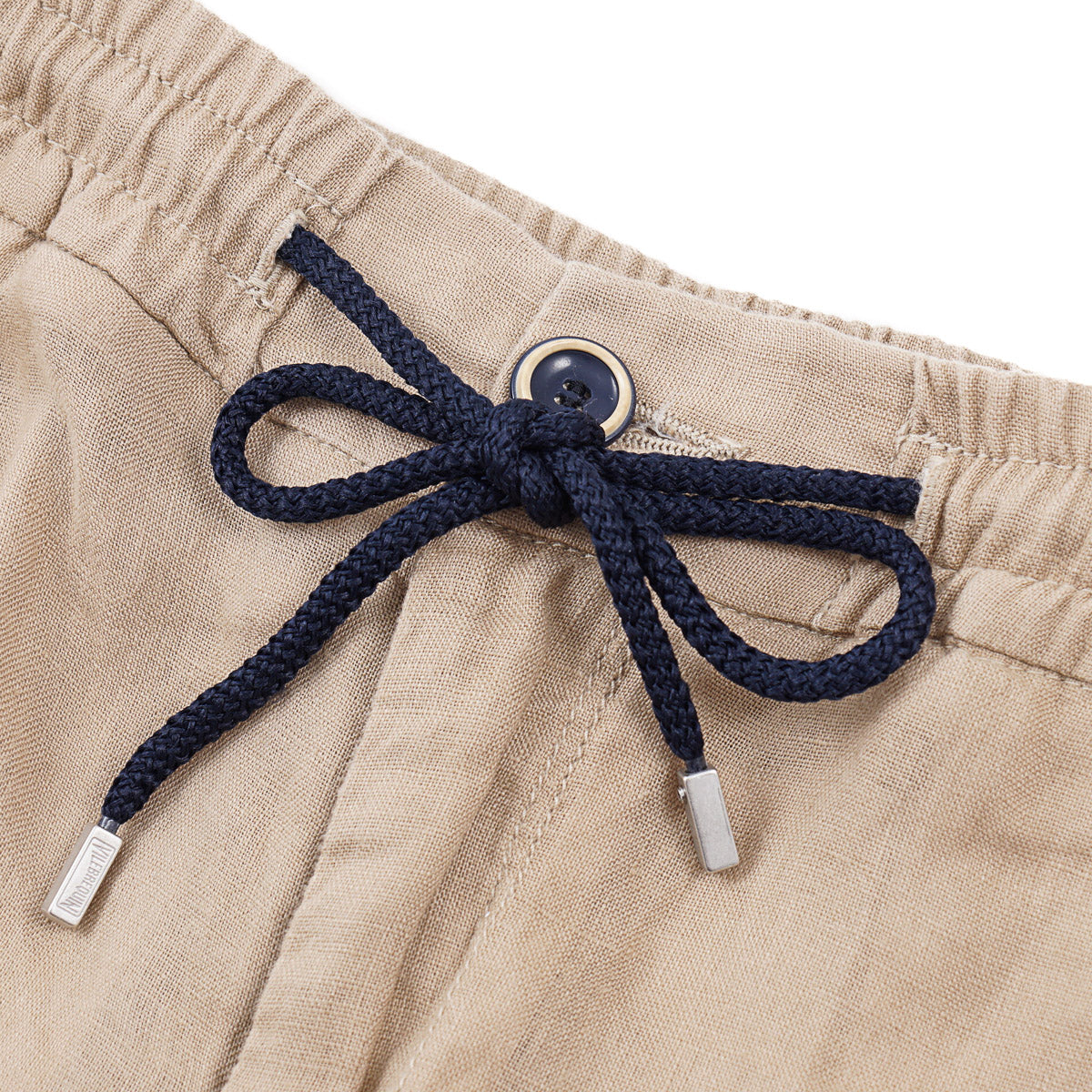 Vilebrequin Drawstring Waist Linen Pants
