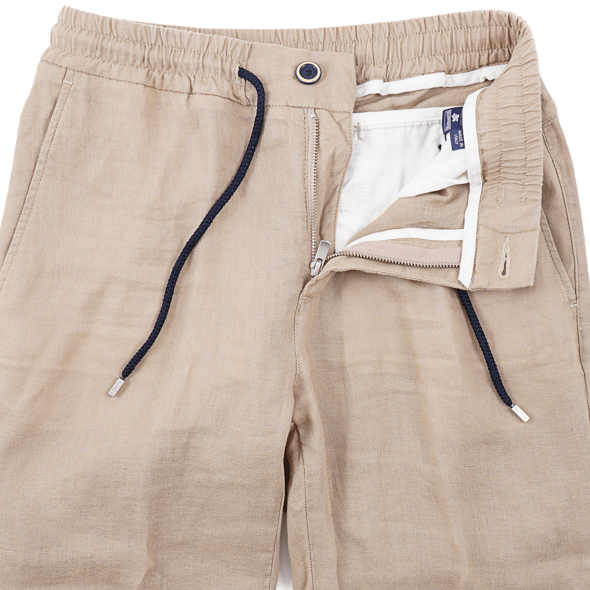 Vilebrequin Drawstring Waist Linen Pants
