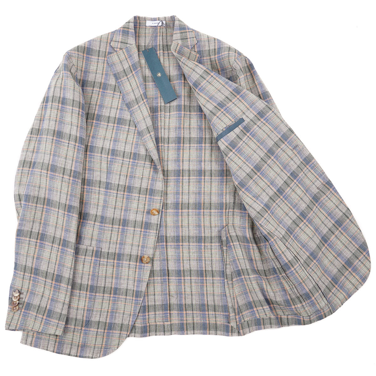 Boglioli Woven Linen 'K Jacket' - Top Shelf Apparel