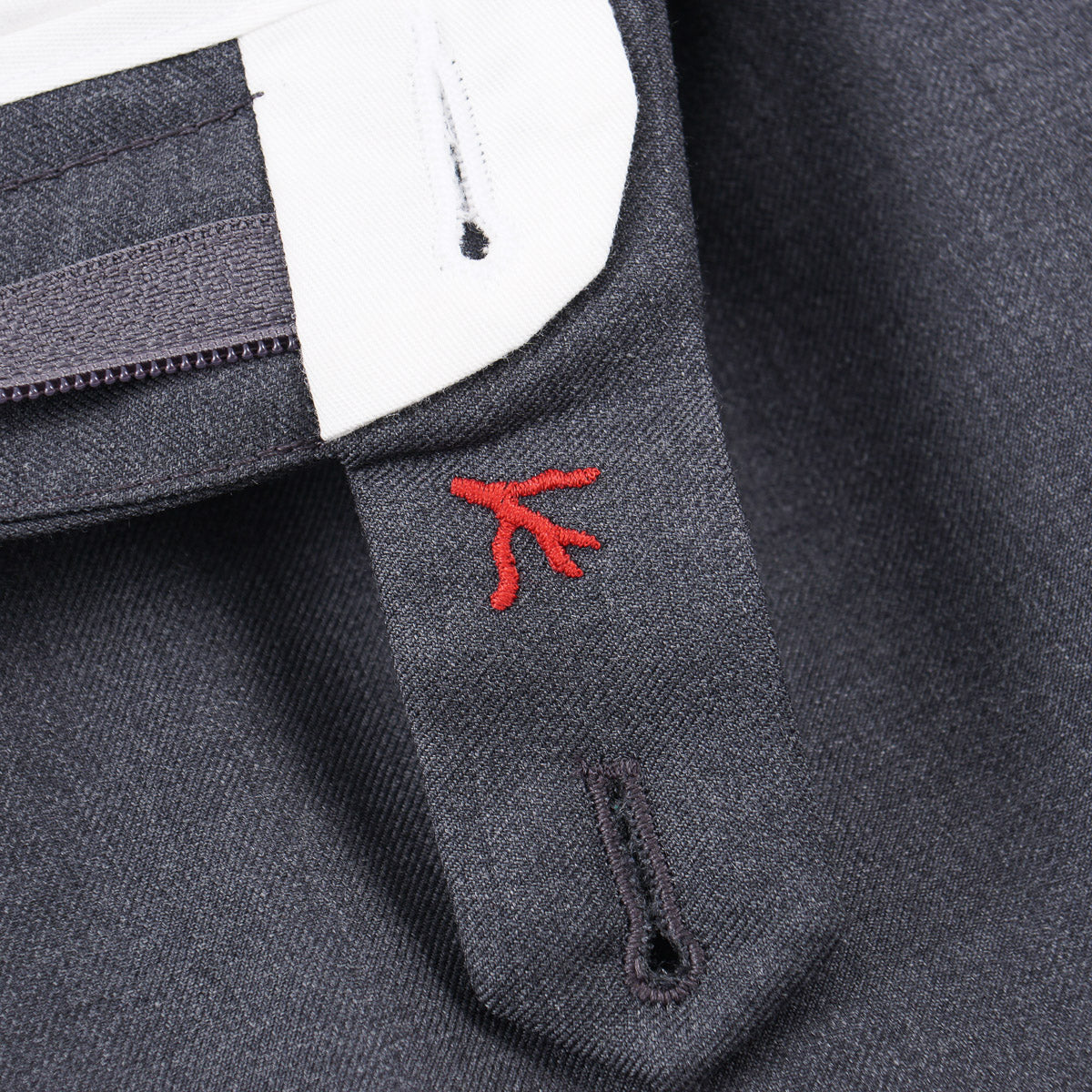 Isaia Slim-Fit 'Aquaspider' Wool Pants