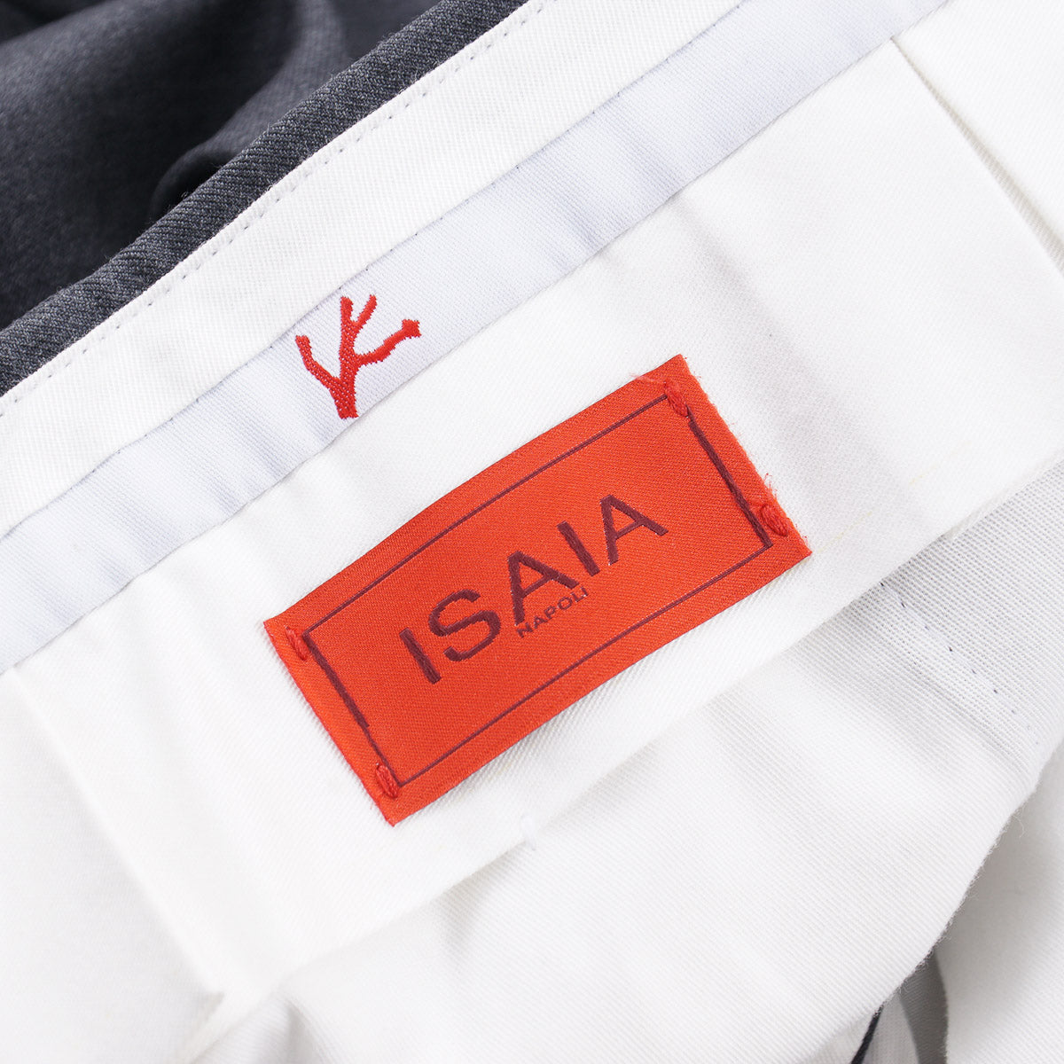 Isaia Slim-Fit 'Aquaspider' Wool Pants