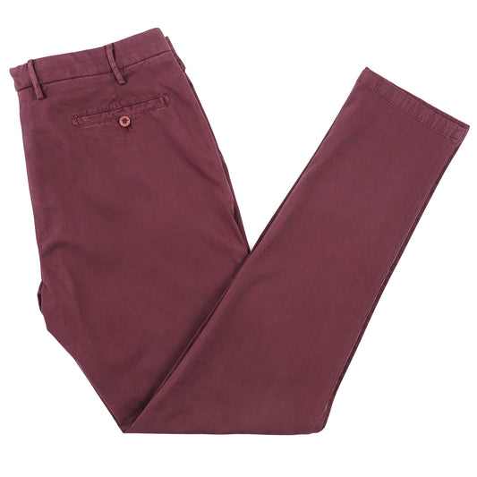 Isaia Slim-Fit Washed Cotton Chinos - Top Shelf Apparel