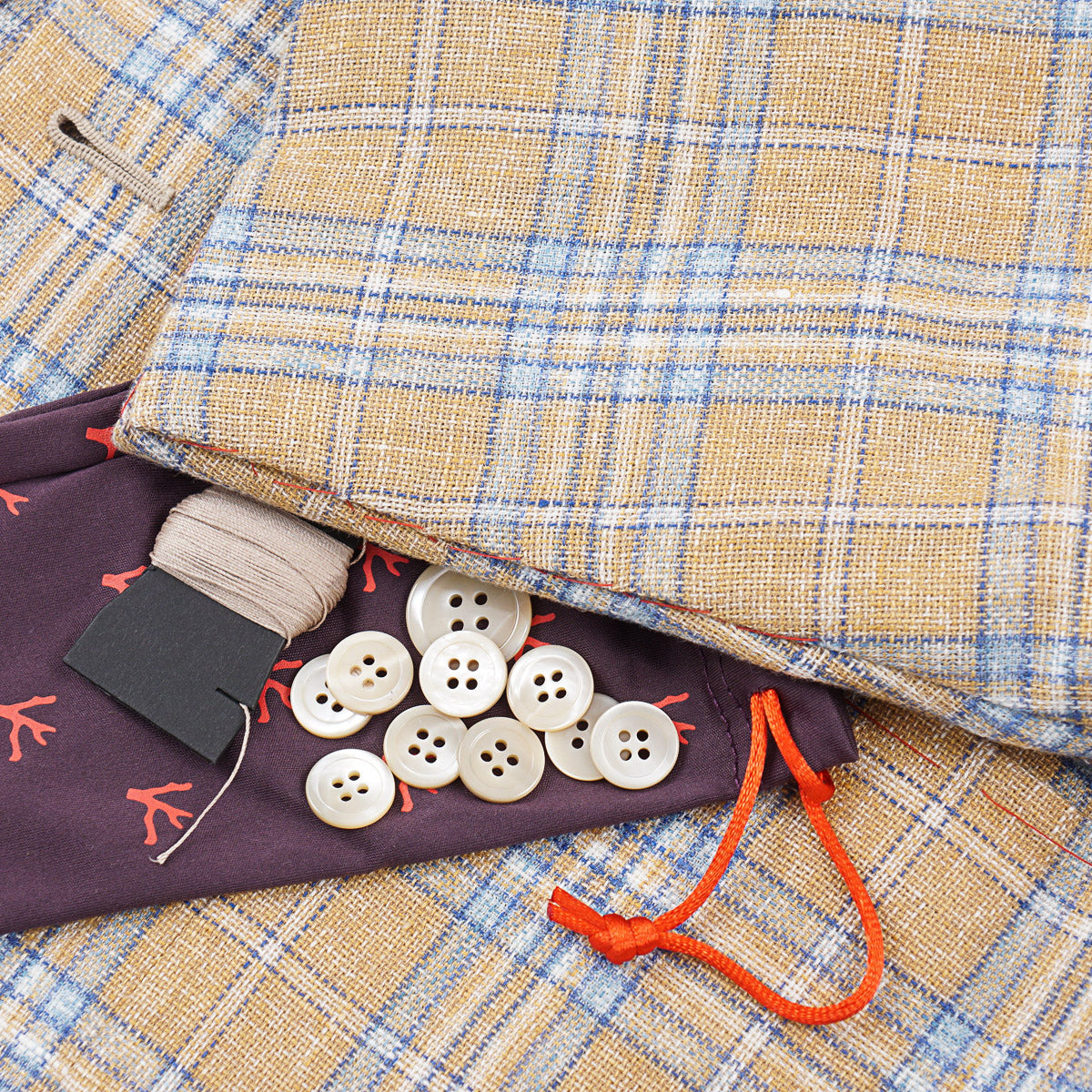Isaia 'Domenico' Linen-Wool-Silk Sport Coat
