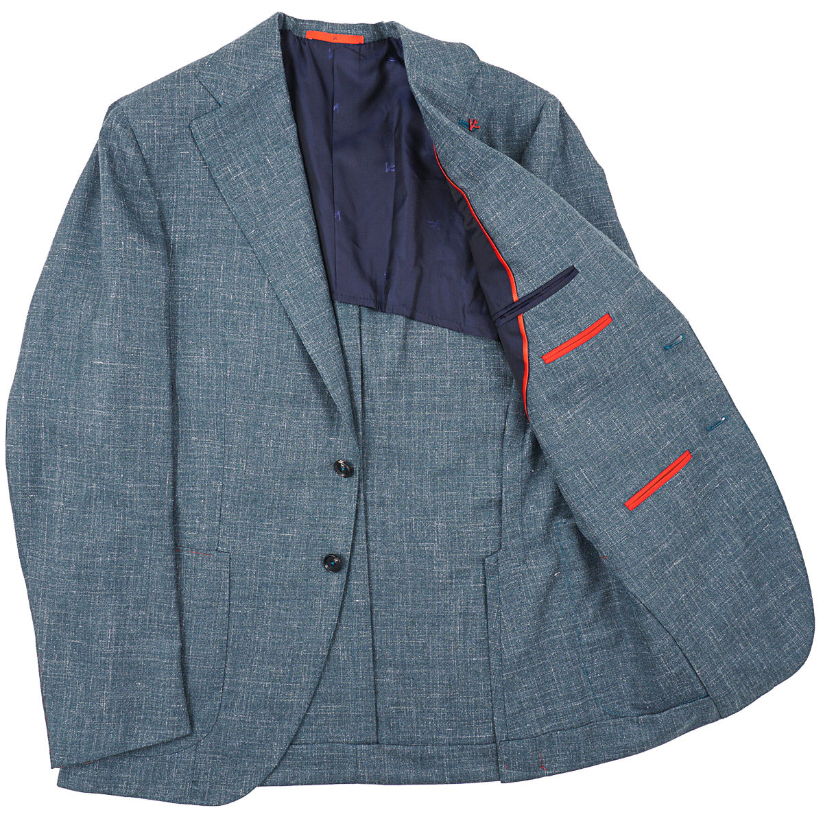 Isaia Wool-Cashmere-Silk-Linen Sport Coat
