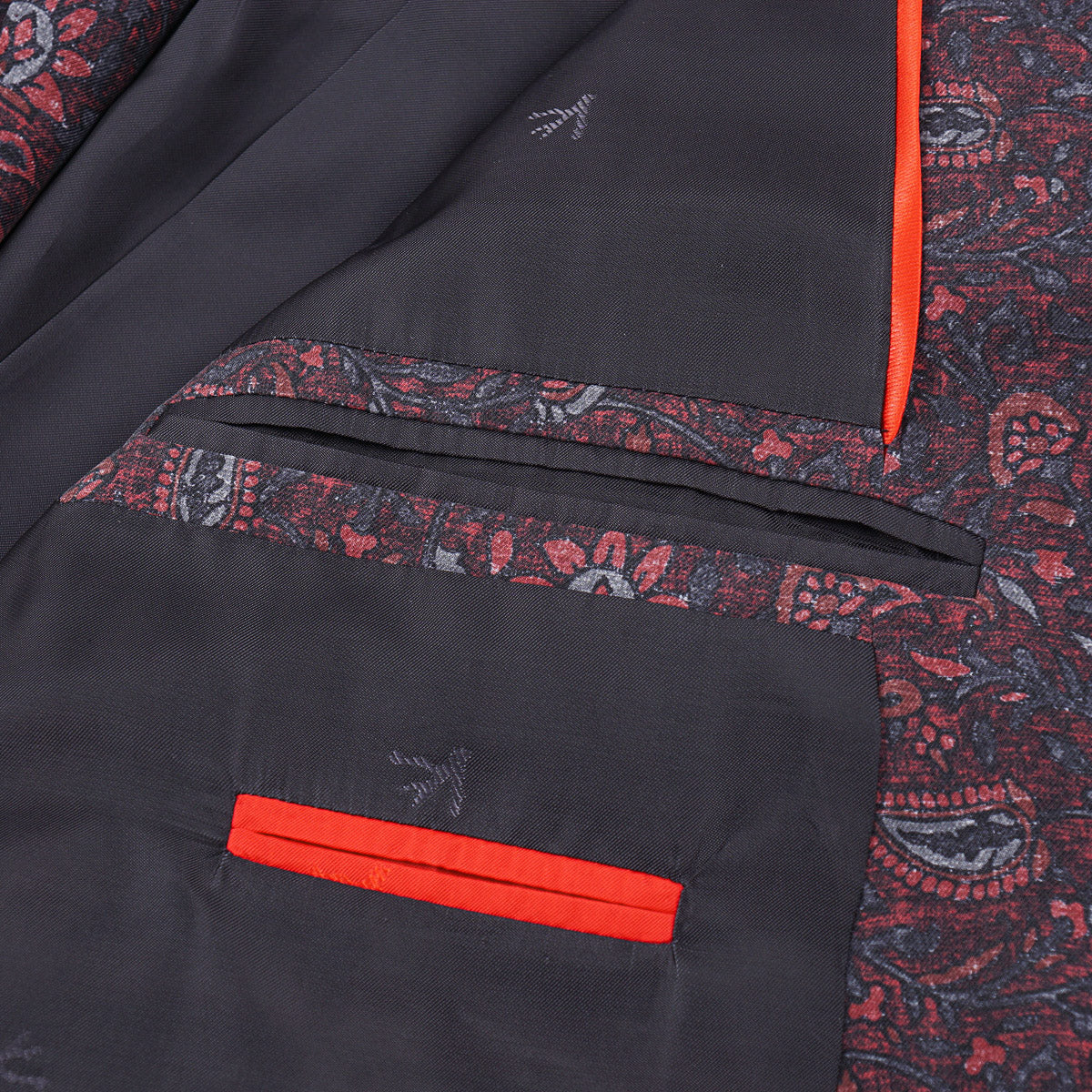 Isaia 'Gregorio' Floral Print Silk Blazer