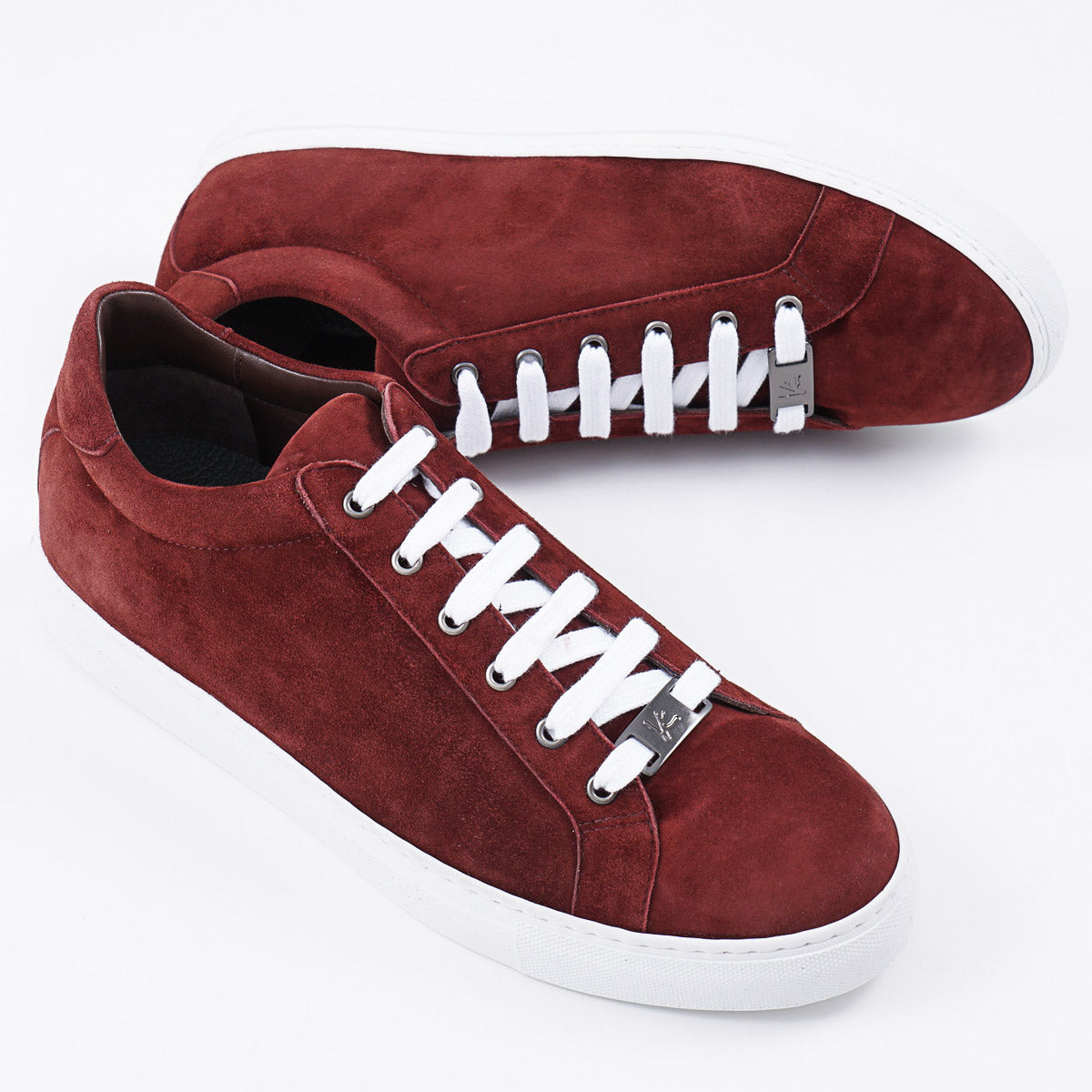 Isaia Soft Suede Low-Top Sneaker