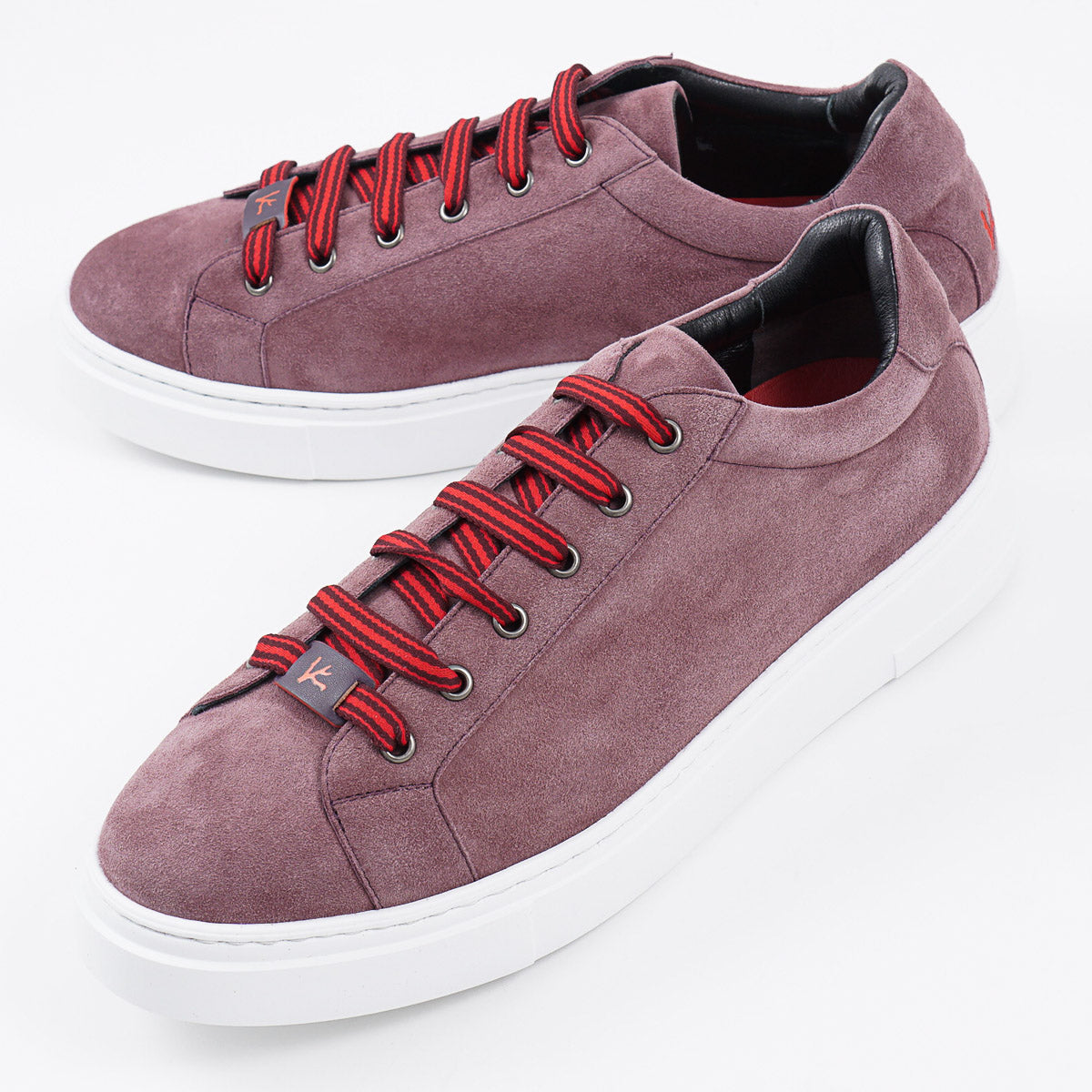 Isaia Soft Suede Low-Top Sneaker