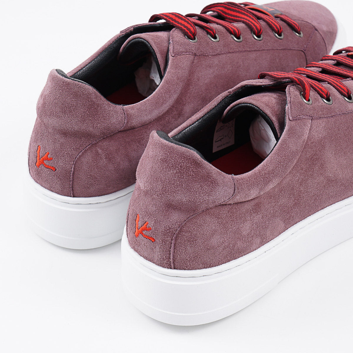 Isaia Soft Suede Low-Top Sneaker