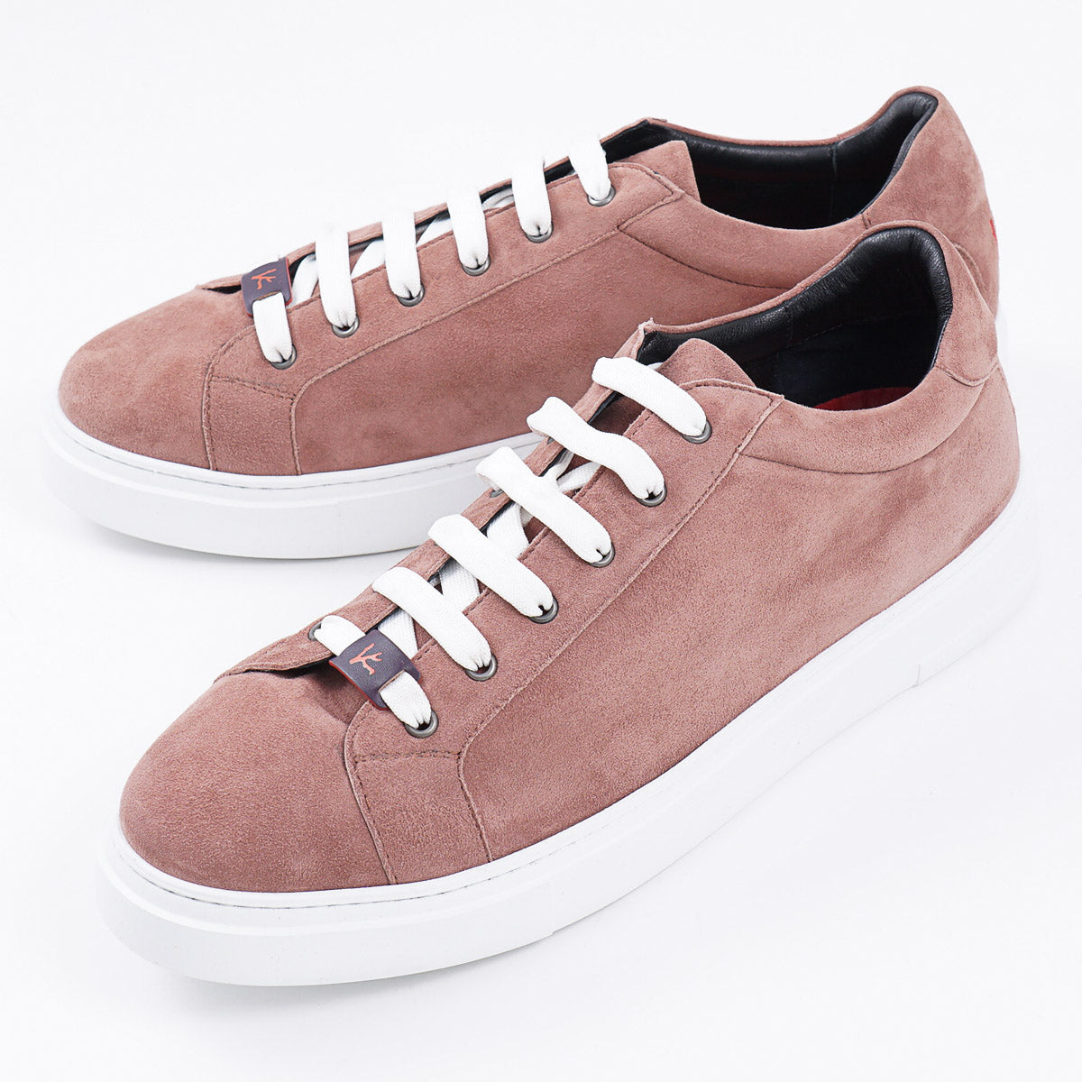 Isaia Soft Suede Low-Top Sneaker